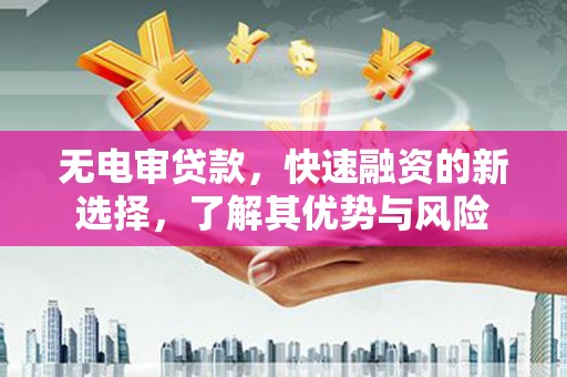 耀州无电审贷款，快速融资的新选择，了解其优势与风险