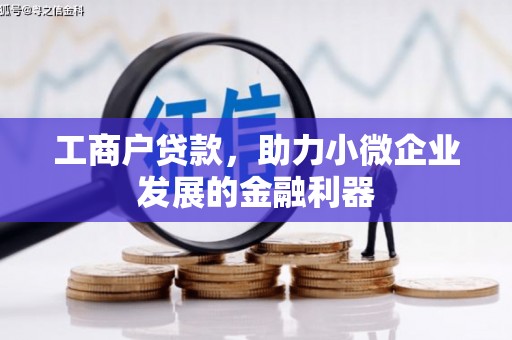 固镇工商户贷款，助力小微企业发展的金融利器