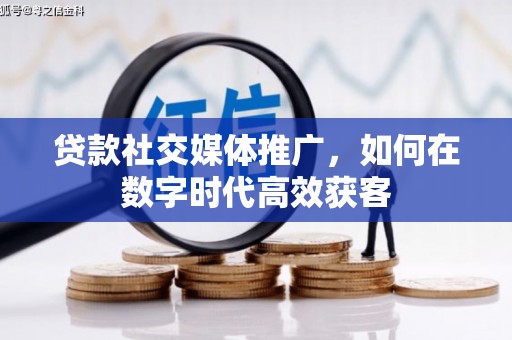 凤凰贷款社交媒体推广，如何在数字时代高效获客