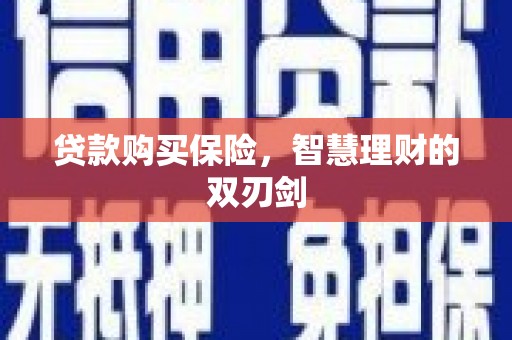 静海贷款购买保险，智慧理财的双刃剑
