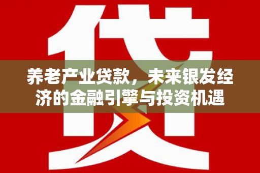 嵊州养老产业贷款，未来银发经济的金融引擎与投资机遇