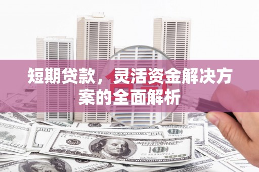 太子河短期贷款，灵活资金解决方案的全面解析
