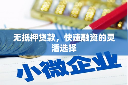 湘东无抵押贷款，快速融资的灵活选择