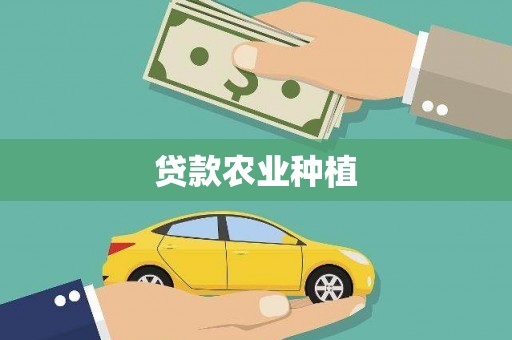 雁江贷款农业种植