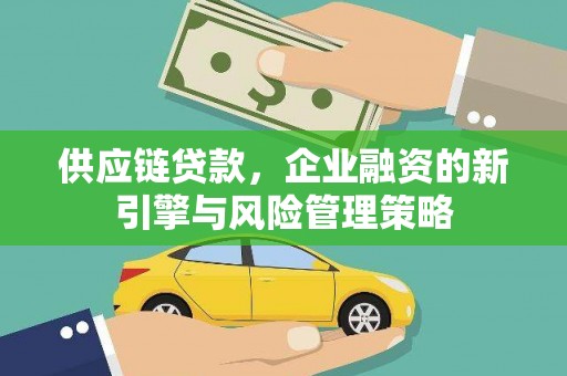嘉兴供应链贷款，企业融资的新引擎与风险管理策略