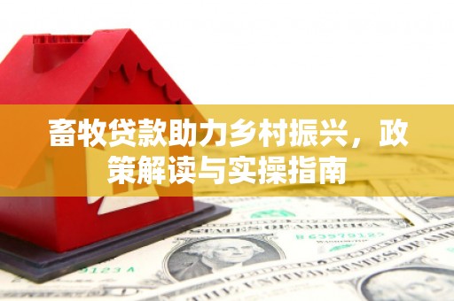 伊吾畜牧贷款助力乡村振兴，政策解读与实操指南