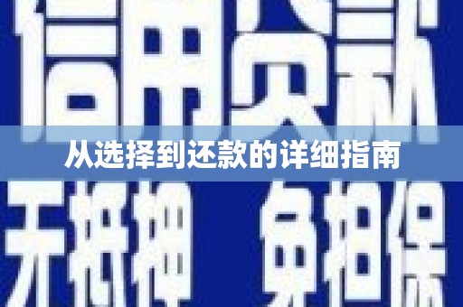 黟县从选择到还款的详细指南