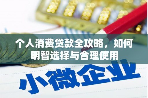 广东个人消费贷款全攻略，如何明智选择与合理使用